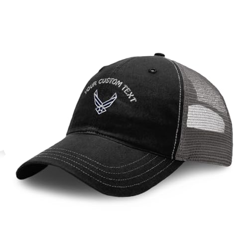 Image of Custom Richardson Trucker Cap Air Force Emblem air Force Hats for Men | Embroidered Men & Women Cotton custom richardson hat air force hats for men