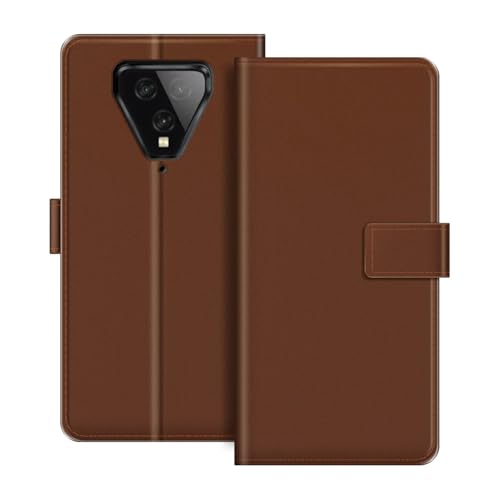 ESACMOT ���U�[�E�H���b�g�P�[�X Blackview BL5000 �Ƃ̌݊������� �J�[�h�z���_�[���X�^���h�t���蒠�^�P�[�X�A�}�O�l�b�g���J�A�ϏՌ��t�H���I�A�J���t���ȃf�U�C�� (��)