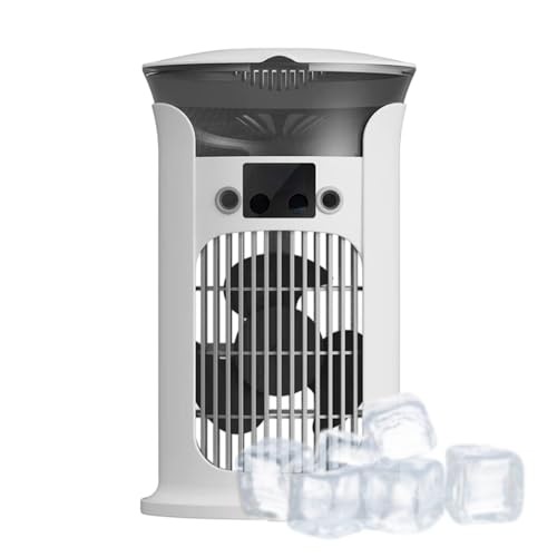 Mobile Klimaanlage, 2025 Neuest Mini Klimagerät, mobile klimaanlage ohne abluftschlauch, luftkühler sehr leise, A+++ Mini Luftkühler Geeignet für...