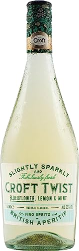 Croft Twist Elderflower, Lemon and Mint Sparkling Wine, 75cl