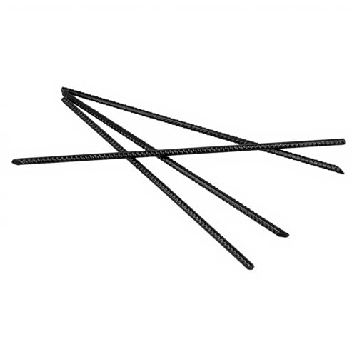 36 Estacas de Acero Reforzado, 16 Pulgadas, para Trampolín, Cerca, Tienda de Campaña, Negro miniatura 4
