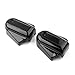 2pcs Noir Abdos Bouclier de la Moto Shield Shield Roule DE Roule ARRIÈRE Couvre SwingAm Cap w/Kits adaptés à Harley Softail FLSTC FLSTN Coutume 2008-2017