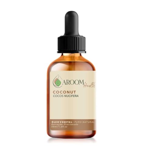 Óleo vegetal puro natural Coconut líquido - 50 ml