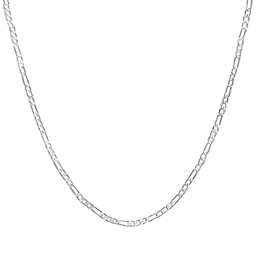 Collier à maillons robuste 4mm, finition miroir pour homme et femme