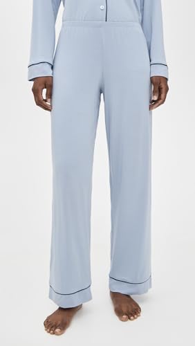 Image of Eberjey Gisele Classic Women's Pajama Set | Long Sleeve Shirt + Long Pants