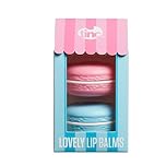 Tinc Moisturising Lip Balm Gift Set, Macaron Design Scented, Blue, 2 Count