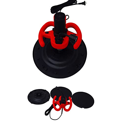 TECHTONGDA Electric Mortar Trowel Concrete Cement Wall Smoothing Polishing Machine Kit Stepless Speed Regulation Sander Grinder Wall Plasterer Multi-function Handheld Power Tool 220V