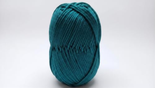 Image of Vardhman Magnus Knitting Yarn 100% Acrylic Bulky 4Ply Yarn (Pack of 1 Ball - 100g) - Knitting & Crochet Yarn for Winter Sweaters, Scarves, Blankets | Hypoallergenic, Hand Wash - Teal