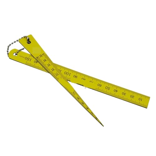 Calibrador para medición de espesor 150 mm acrílico miniatura 3