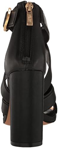 DKNY Women's Transitional Emelen-Strappy San Heeled Sandal, Black, 7.5 | Image 2