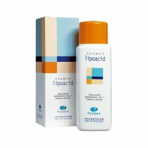 Champú Lipoacid, Regula Secreciones Sebáceas, Elimina Caspa Grasa, 220 ml