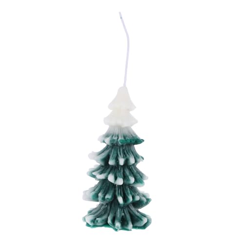 IWOWHERO Xmas Tree Candle Set Decorative Scented Candle Photo Prop Home Ambiance Enhancer
