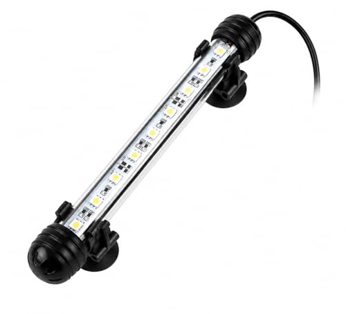 Image of Venus Aqua LED Aquarium Light for Fish Tank | IP68 Waterproof Submersible Underwater Crystal Glass Strip Bar Light | Bright White Aquarium Tank Light, 7 Inch