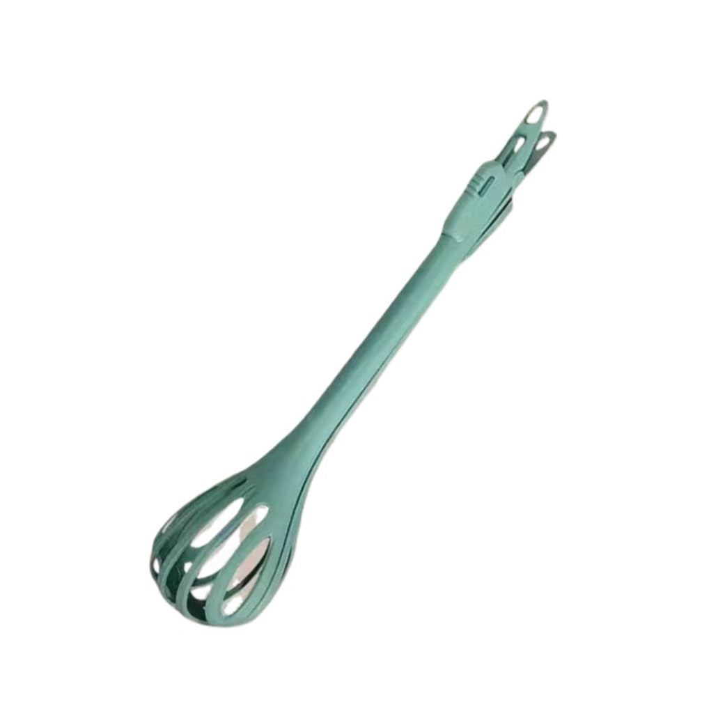 Varillas de Batir para Cocinar Batidor De Huevos Con Clip For Alimentos Dos En Uno, Mezclador Multifunción For Cocinar, Herramienta De Plástico Manual Con Clip For Pan Huevos, Espumar, Batir(Grün)