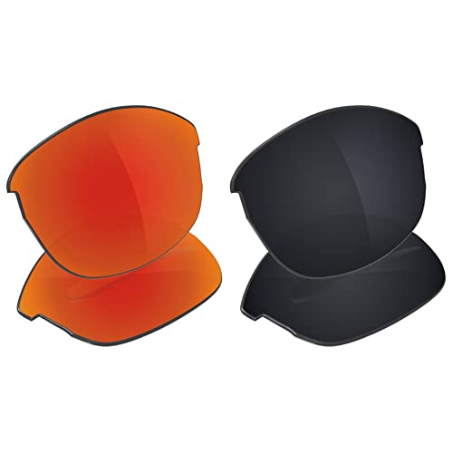 Image of Galvanic Replacement Lenses for Ray-Ban RB4173 62mm Sunglasses - Ruby + Black Polarized - Combo Pack