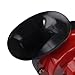 CAREONLINE Red 2Pcs 300DB Super Loud Car Horns 12V Waterproof Air Horns Replacement Kit Car Air Electric Snail Double Horn Universal for Most Cars Motorcycles Trucks Trains Bikes Boats