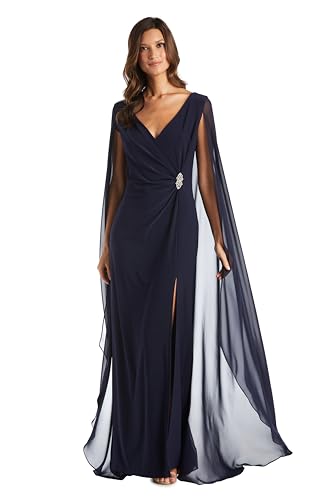 R&M Richards Women's Heavenly Grace Cape Gown