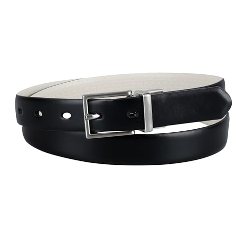 Calvin Klein Women's Two-in-One Reversible Skinny Belt for Jeans, Trousers and Dresses