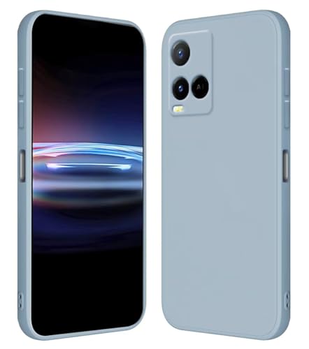 RankOne Funda para Vivo Y21 / Vivo Y21s / Vivo Y33s 4G (6.51' Inches) Carcasa de Silicona de TPU Suave - Azul Humo
