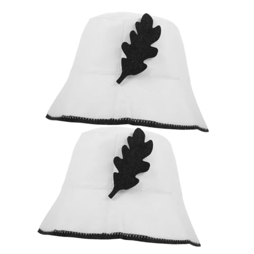 Ipetboom 2 Pezzi Di Feltro Cappello Sauna Doccia Bagno Cuffia Vapore Cuffia Per Sauna Spa Doccia Bagno Turco Uso Domestico