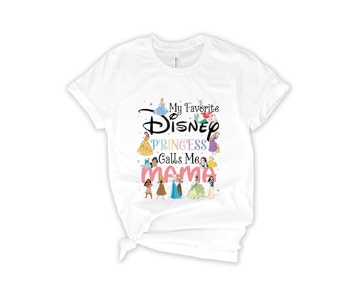 Magical Girl Mama Shirt, My Favorite Princess Tee, Calls Me Mama Shirt, Cute Happiest Mama on Earth Tee, Girl Mother's Day Gift2