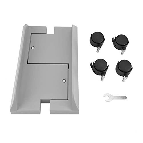 Soporte para CPU de escritorio ajustable, chasis activo con polea, soporte para torre de computadora (tamaño pequeño)