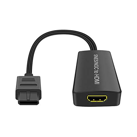 ZUZONG N64 to HDMI, N64 to HDMI Converter SNES to HDMI Converter SNES HDMI Adapter, SNES/NGC to HDMI Support 16:9/4:3 Cutover, Plug and Play Cover