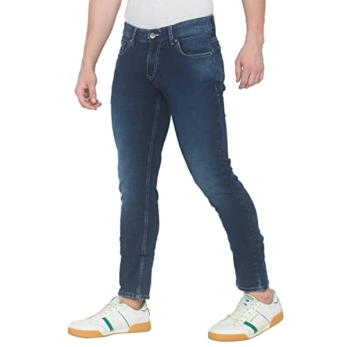Image of Spykar Men's Slim Fit Low Rise Casual Jeans