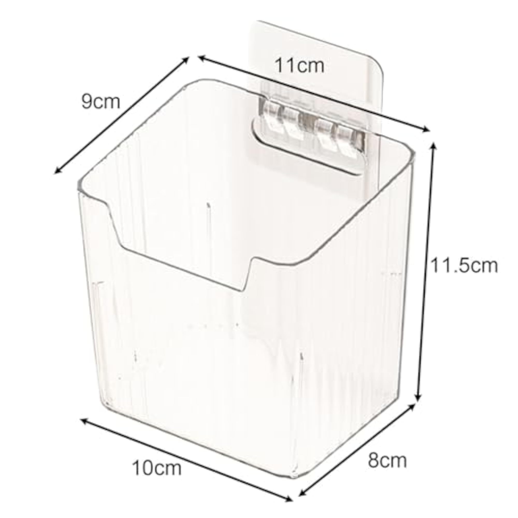 2xStorage Bins for Wall over Cabinet Door Organizer