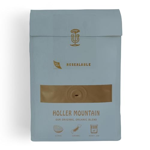 Stumptown Coffee Roasters, Holler Mountain Organic Full Bean Coffee Medium 530ml with Citrus Peel, Caramel and Hazelnut Flavours