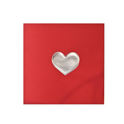 CARTÃO ÍCONE CORAÇÃO VERMELHO, Teca, GE0006, Vermelho