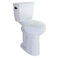 WinZo 21.25-inch Extra Tall Toilet with Black Flush Trip Lever For elderly,Taller and disabled Person