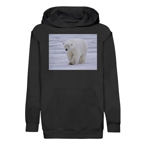 Ours blanc sweat à capuche enfant avec finitions premium durables