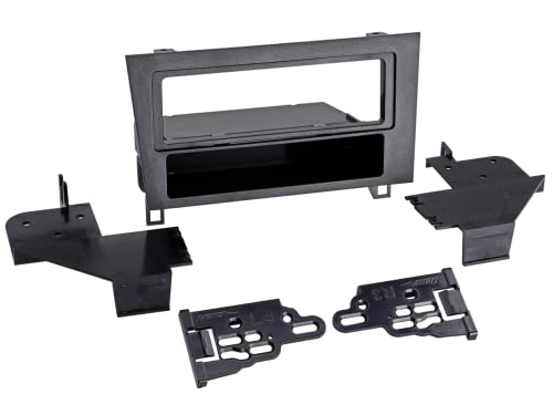 Facade autoradio 1-DIN avec vide-poche pour Lexus GS 1993-1997 noir