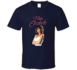 Miss Elizabeth Retro Wrestling Legend T Shirt L Navy