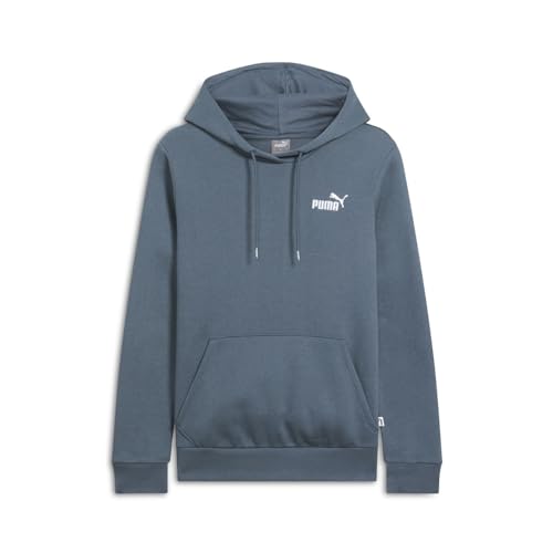 PUMA Womens Essentials Embroidered Logo Hoodie Casual Outerwear Casual - Grey - Size S