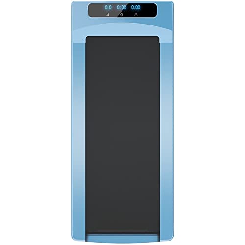 Image of Flat Treadmill Home Small Mini Simple Folding Ultra-Quiet Indoor Fitness Walking Machine (Blue)