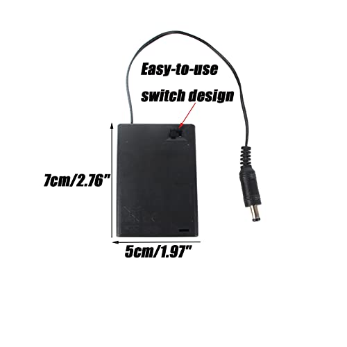 Image of Industrial DC socket Laser module DC battery holder box Removable battery holder box Can be connected to a power supply (excluding battery)(B-DC box-4pack)