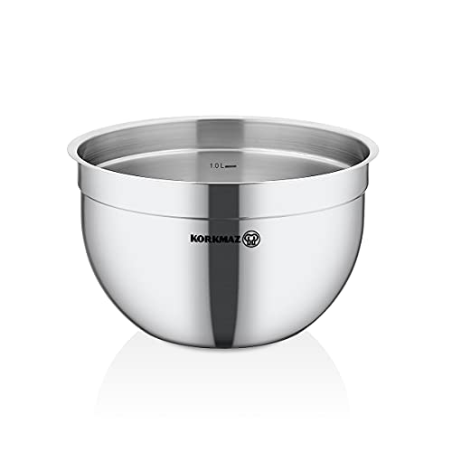 korkmaz Proline Tazón Mezclador Acero Inoxidable 1.9 qt miniatura 1