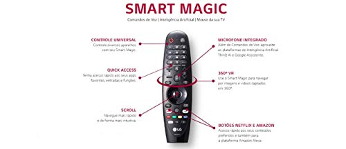 Super Top Controle Remoto LG Smart Magic MR18-MR20 Tecnologia E Microfone