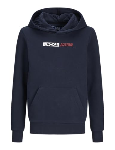 Sweat à capuche garçon chaud et robuste JACK&JONES contre le froid de la récréation