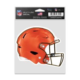 Sticker Cleveland Browns pour casque de foot us grand format 9,5x12,7 cm
