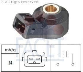 FACET IGNITION KNOCK (DETONATION) SENSOR 9.3148 Compatible with #OEM ALFA ROMEO 55353316/ DAEWOO 0031538928/ FIAT 9638423480/55353316/ LANCIA 9617756080/ MERCEDES-BENZ A0031538928/ PEUGEOT 594623