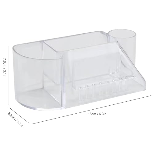 Organizador transparente para brocas de taladro de uñas HURRISE miniatura 7