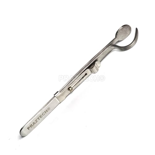 PRAZTECH® Stainless Steel Head & Shank Tweezers Ring Soldering | Jewelers Vise Tool | Clamping Holder