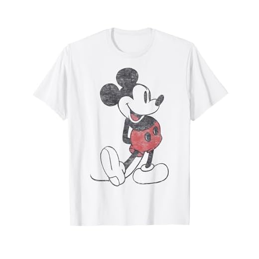 Disney Mickey & Friends Mickey Mouse Vintage Portrait Short Sleeve T-Shirt Small