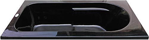 Image of MADONNA Prestige Acrylic 4 Feet Freestanding Bath Tub (Black)