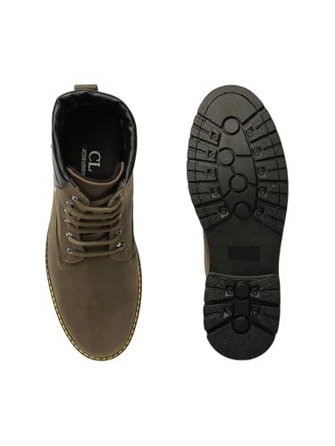 Image of Carlton London Men's Premium Lace-Up Combat Boots