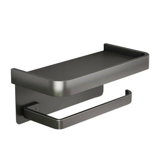 MYYBXNYZ Bathroom Recessed Toilet Paper Holder Gray