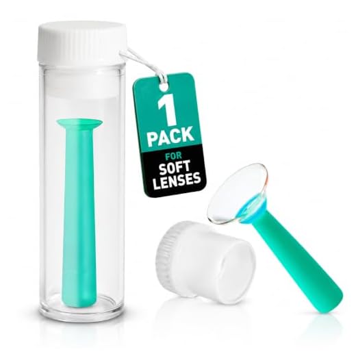 SPORTS WORLD VISION Contact Lens Applicator Tool for Soft Lenses - Silicone Contact Lens Remover Tool - Contact Lens Plunger for Daily and Monthly Lenses